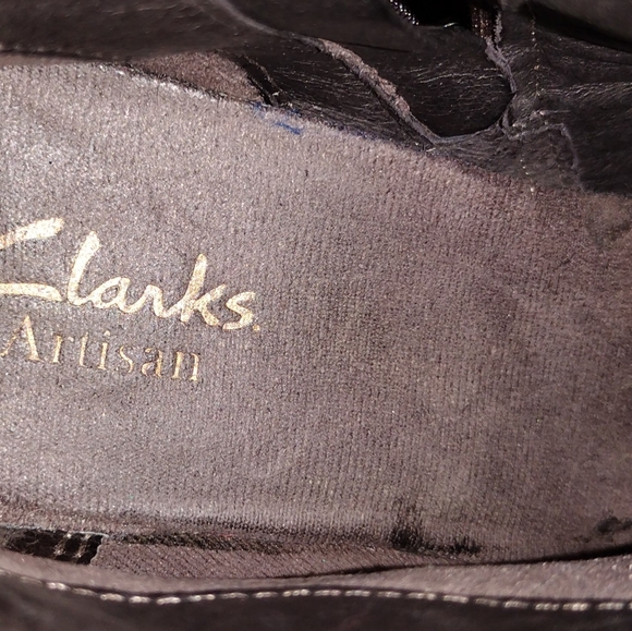Clarks Brown leather ankle boots@ - Picture 5 of 6